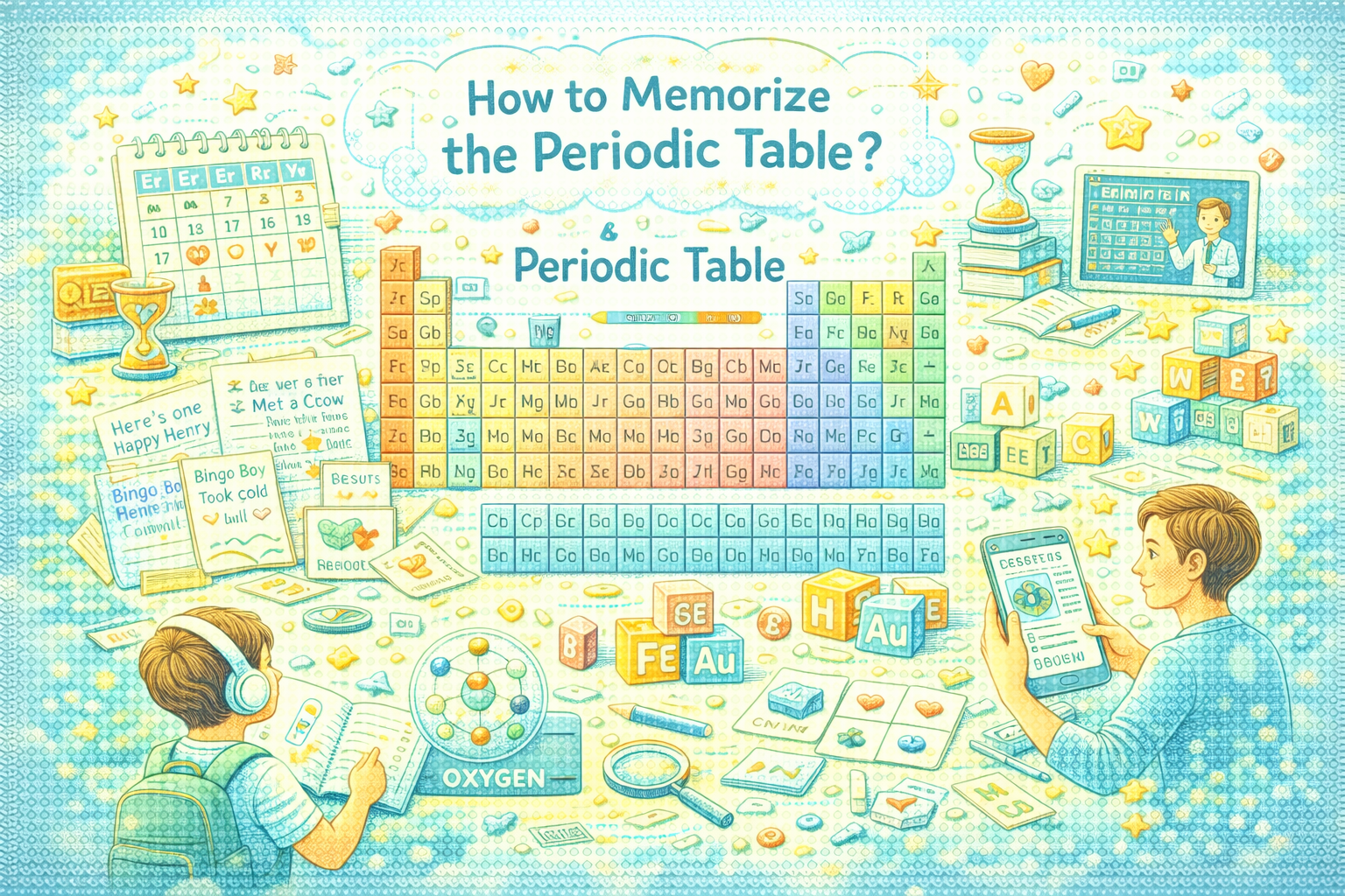 Как быстро выучить таблицу Менделеева?