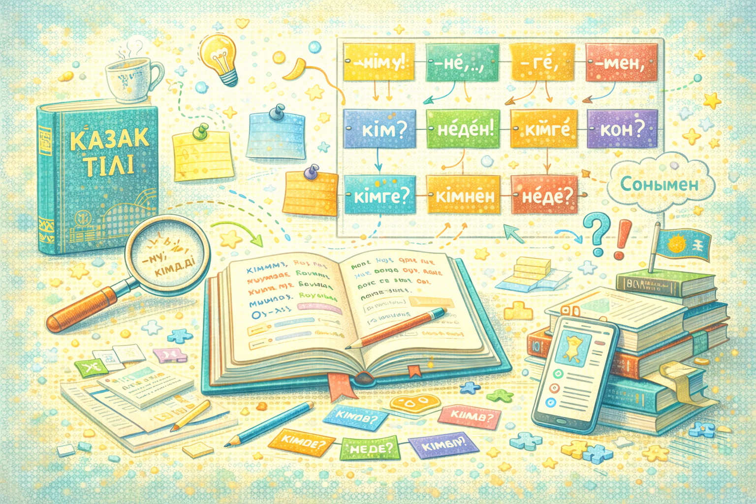 Как выучить падежи казахского языка