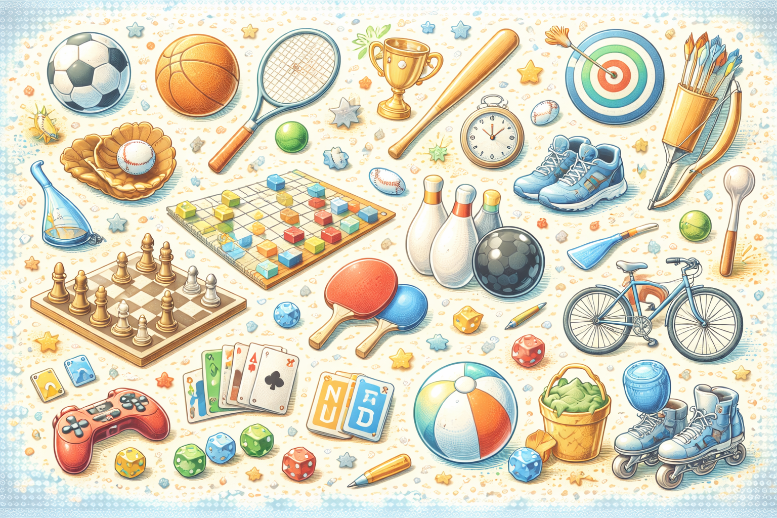 Названия игр и видов спорта на английском