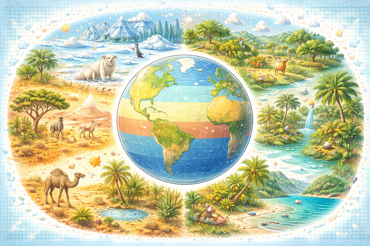 Климат Земли: виды и характеристики климатических поясов