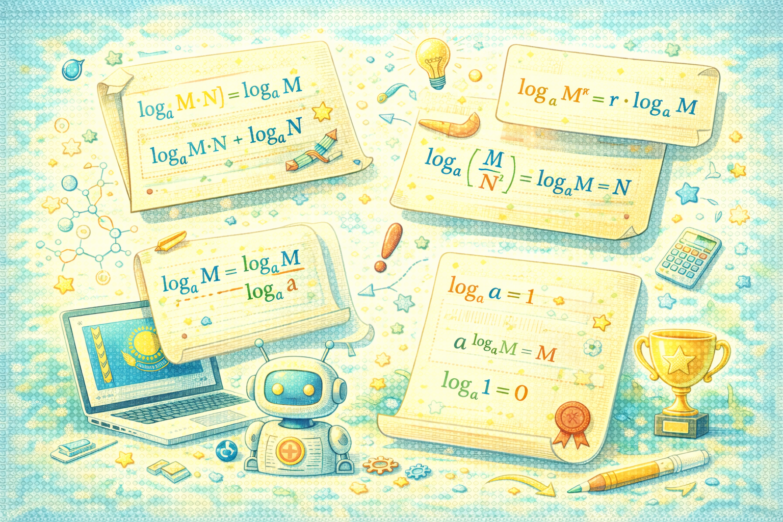 Логарифмы: свойства и формулы
