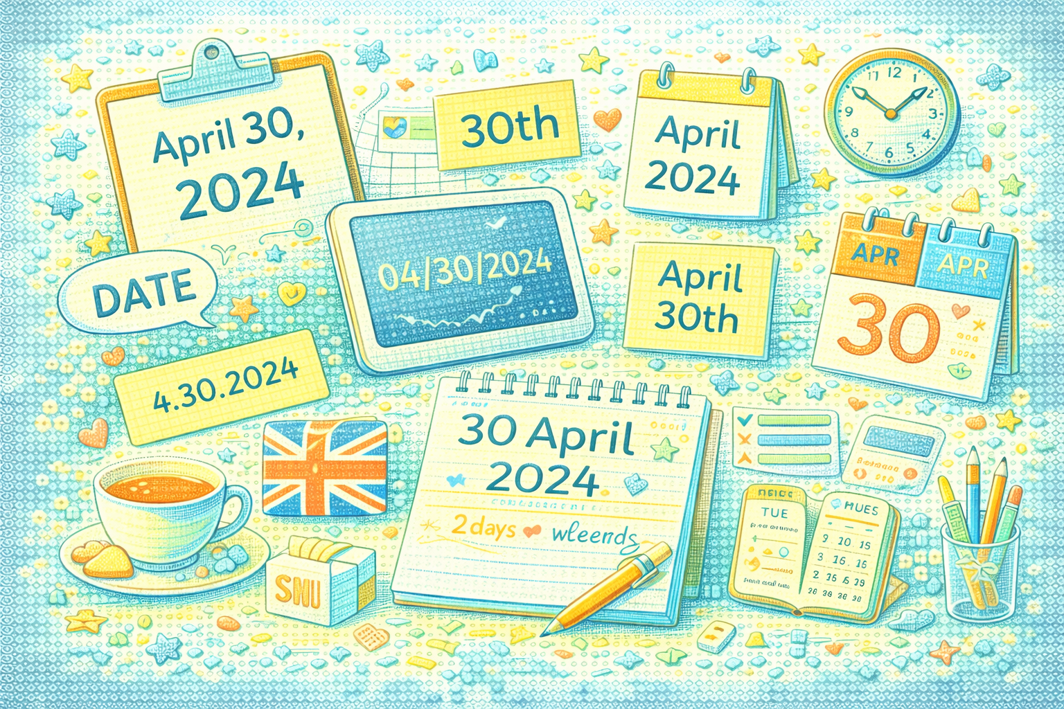 Как писать даты на английском?