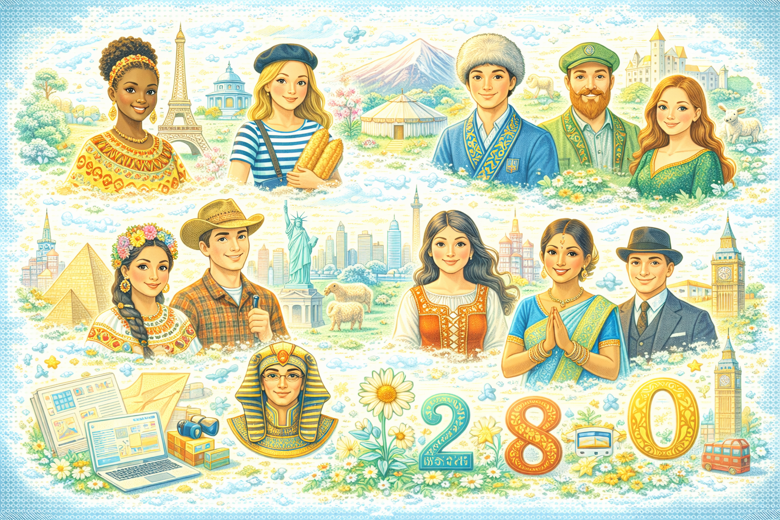 Страны и национальности на английском