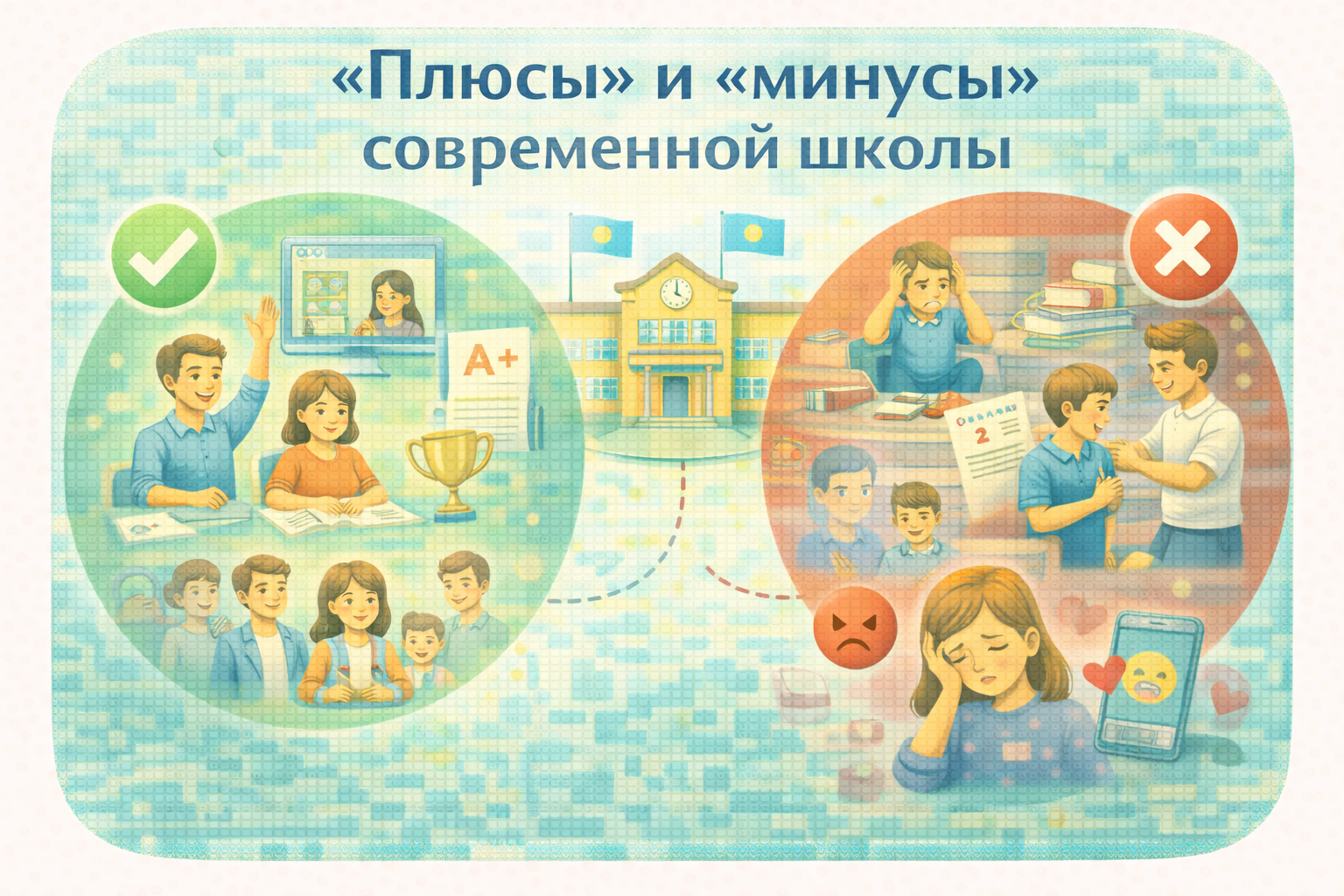 “Плюсы” и “минусы” современной школы