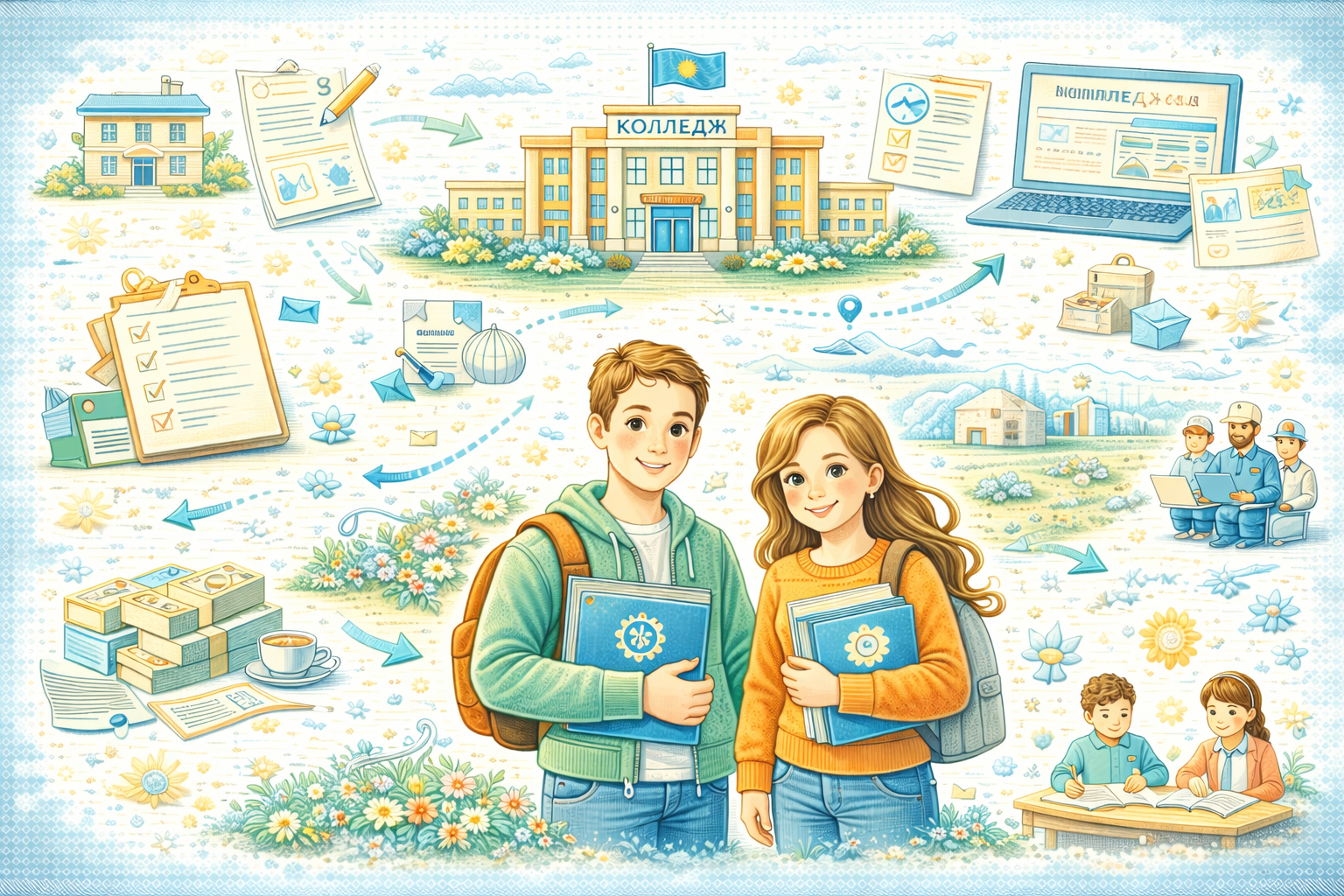 Как поступить в колледж в Казахстане после 9 класса?