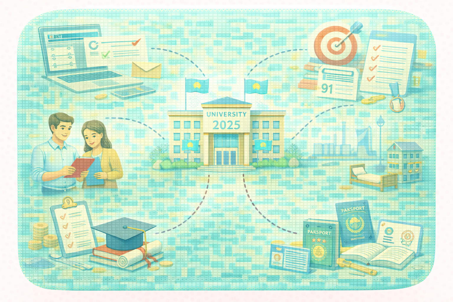 Условия поступления в казахстанские вузы в 2025-м году