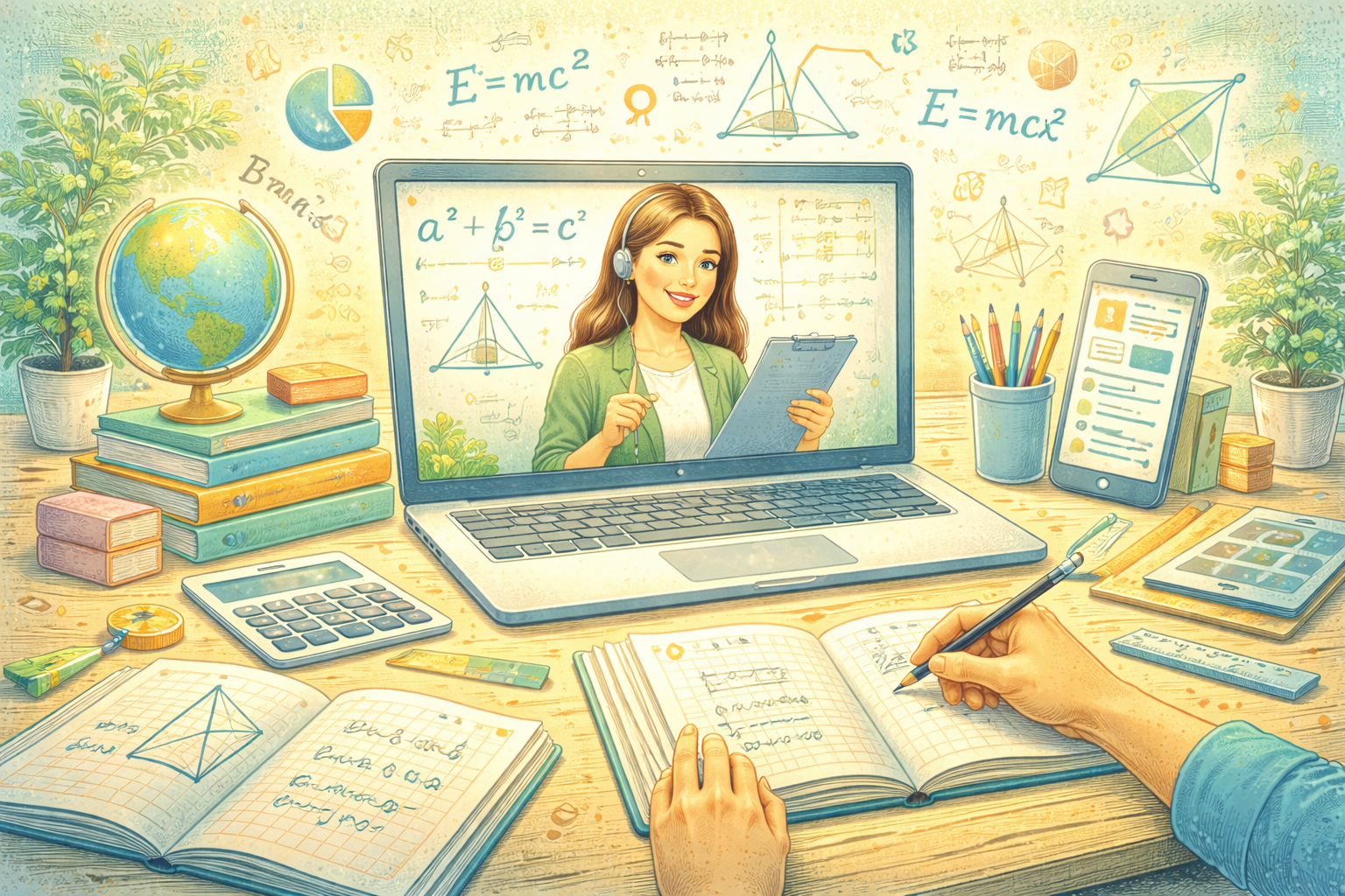 Математика онлайн – как организовать занятия по точным наукам?