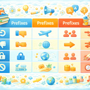Приставки и префиксы в английском языке: таблица и способы использования